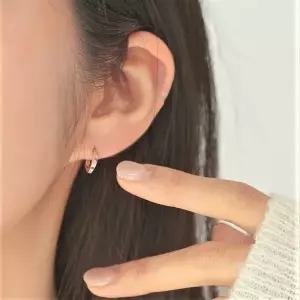 [롯데백화점]로이드 [GB] 데일리 베이직 원터치 14k Gold 귀걸이 LOFL3009T