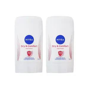 니베아 데오드란트 드라이 콤포트 스틱 50ml x2