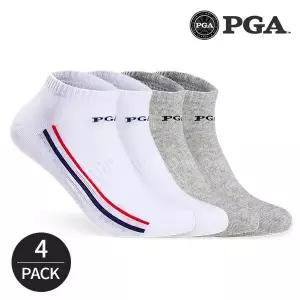 PGA 남성 사이드라인 발등로고 스니커즈 4P_MX