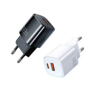 맥도도 GaN PD3.0 PPS 33W 초고속 미니 2포트 멀티 충전기 블랙 화이트