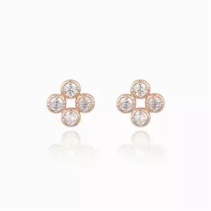 [롯데백화점]로이드 [GB] L-DIAMOND 클로버 14k GOLD 귀걸이 LEF23007D