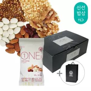 [산과들에] 하루견과 50봉 추석 명절 선물세트 + 쇼핑백 / 원데이오리지널 견과 견과류 간식