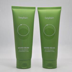 비플레인 녹두 약산성 클렌징폼 160ml+160ml (1+1) 총 320ml x2SET (AD)