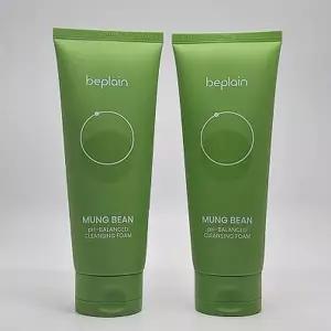 비플레인 녹두 약산성 클렌징폼 160ml+160ml (1+1) 총 320ml (AD)