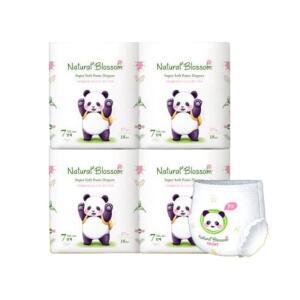 네추럴블라썸 팬티기저귀 밤기저귀 7단계 18p X 4팩