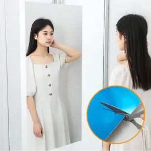 붙이는 거울 시트지 안깨지는 부착 전신 미러 필름지/자르는/미러/인테리어/드레스룸/현관/옷장