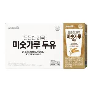 그레인랩 든든한 21곡 미숫가루두유 40팩 x 1박스
