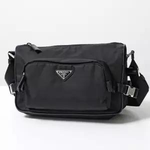 프라다 PRADA 25FW 미디움 리나일론 및 사피아노 가죽 숄더백 2VH192 VOOO 2DMG F0002)