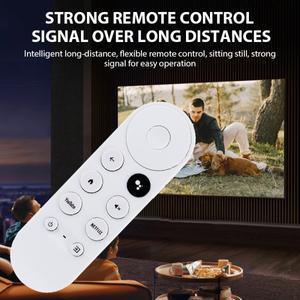 G9N9N Google Chromecast 4K Snow 스마트 TV 스트리밍 스틱 리모컨과 호환되는 교체 음성 원격 제어