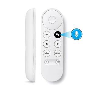 G9N9N Google Chromecast 4K Snow 스마트 TV 스트리밍 스틱 리모컨과 호환되는 교체 음성 원격 제어