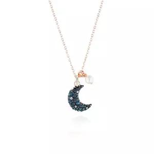 스와로브스키 5671585 Sublima Luna 달 목걸이