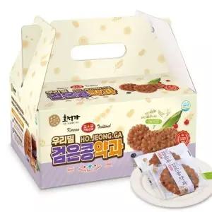 호정가 우리밀 검은콩약과 1KG / 국산 밀과 콩으로 만들어 고소하...