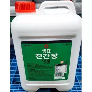 샘표 진간장 덕용 12L/업소용 간장 양념 조미료 매장용 식당 업소 요리용 말통 대용량 매장 조리용 식당용