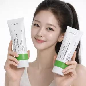 싸이닉 병풀 PDRN 시카 엔드 수딩 크림 80ml 2개 여드름피부 흔적완화