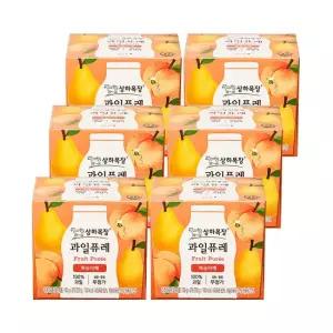 매일 상하목장 과일퓨레 복숭아배 200g 6팩