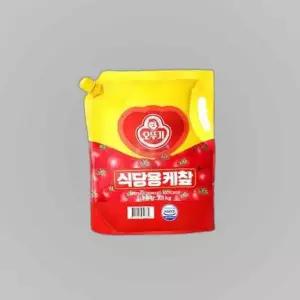 오뚜기 식당용 케찹 3.3Kg 대용량 토마토케첩 식자재케찹 식당용 업소용 토마토케 케첩파우치 케찹파우치