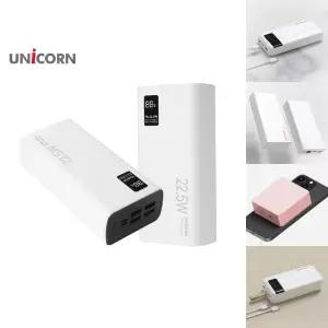유니콘 30000mAh 대용량 고속 보조배터리 PD-30000M/보조/밧데리/휴대폰/핸드폰/태블릿/여행용/휴대용