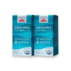 고려은단 프로바이오틱스 유산균 스페셜핏 380mg 30캡슐 2개