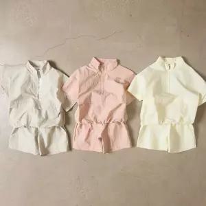 반팔 반바지 상하복 아동 유아 아기 주니어 노스 썸머 아노락 상하 세트