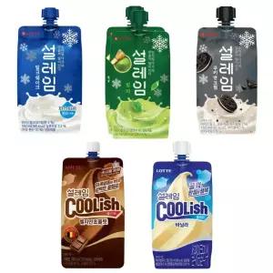 롯데 설레임 5종 24개 밀크 쿠키앤크림 말차 바닐라 초콜릿