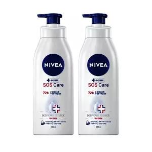 니베아 SOS 케어 바디로션 400ml 2개
