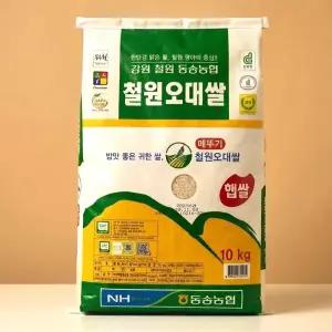 25년산 동송농협 철원오대쌀 상등급 10kg 1개