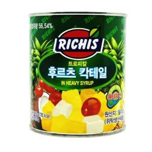 학교 수입 그로서리 새콤달콤 리치스 후르츠칵테일 850g 수입식품 수입식재료 서치41