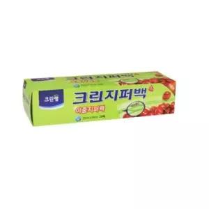 생활용품 크린 크린 이중지퍼백 x (대) 25cm 30cm 20매