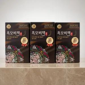 리엔 염색약 흑모비책골드 흑갈색, 90g , 3개