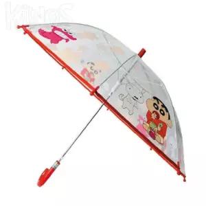 IRHO 짱구 초코비 레드 투명 장우산 50CM 어린이장우산 캐릭터우산 키즈우산