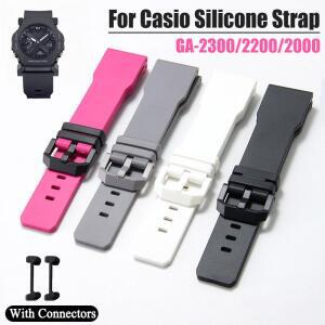 카시오 지샥 G-Shock GA-2000 GA-2200 GA-2300 시계 밴드 스포츠용 방수 팔찌 손목 밴드 액세서리 용 24mm
