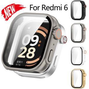 호환용 샤오미 Xiaomi Redmi 워치 watch 6용 케이스 + 유리 화면 보호기 Redmi 워치 watch 6 쉘용 긁힘 방
