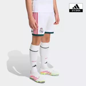 [아디다스키즈](타임스퀘어점패션관)[adidas kids](130~160) 레알 마드리드 26/27 홈 쇼츠 (KC3949)