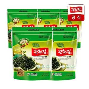 [광천김] 올리브유 녹차 돌자반 볶음 70g x 5봉