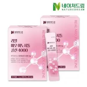 네이처드림 리얼 미오 이노시톨 콜린 4000 5g 30포 2박스 /엽산 비타민c 비타민d 비타