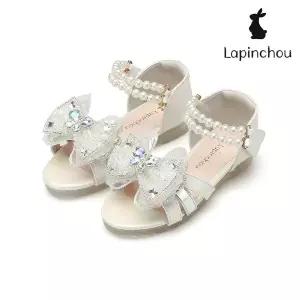[트래드후스](센텀시티점)[LAPINCHOU] 라팡슈 엘레나 플러터 샌들 오로라 화이트 유아동 키즈샌들 여아...