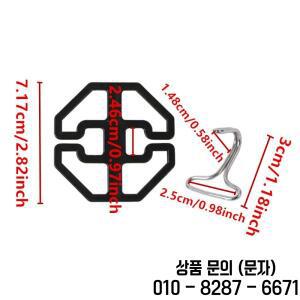 5개입 자동차 시트 커버 플럼 플레이트 메탈 훅 플라스틱 카드 고정 척 패스너 액세서리용