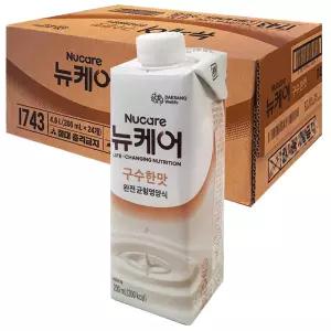 뉴케어 구수한맛 (뚜껑) 200mL x24팩 완전균형영양식