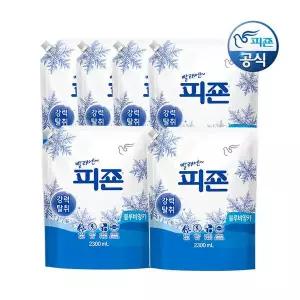 피죤 섬유유연제 블루비앙카 2.3L 리필 x 6개