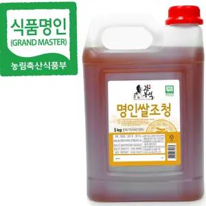 쌀조청 (강봉석조청) 명인 5kg/식품명인 강봉석 조청엿