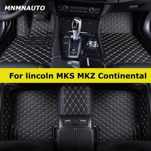MNMNAUTO 맞춤형 자동차 바닥 매트 링컨 MKS MKZ 콘티넨탈 매트 카펫 매트 카펫 러그 풋 코체 액세서리