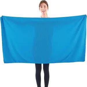 EOPLUS 쿨링 시트 타월 대형 295 x 59 인치 75 50 cm 싱글 즉석 냉각 열사병 예방 용품 스포츠 경기 관람