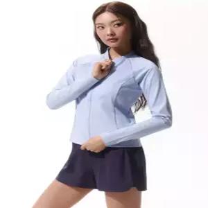[국내백화점] 아레나 여성 래쉬가드 비치세트 리나 집업 세트 브라캡내장형 집업래쉬가드