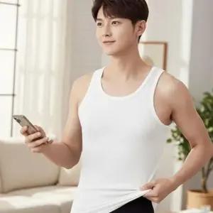 제솔든 남성 민소매 골지 이너웨어 런닝 SD-260331