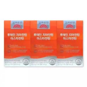 고려은단 루테인 지아잔틴 아스타잔틴 160mg X 60캡슐 3박스 유재석 눈 건강 영양제