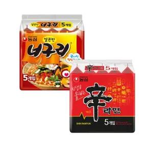 농심 신라면10봉지+너구리10봉지 총20봉지