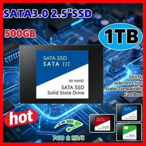 500GB 1TB SSD 솔리드 스테이트 드라이브 SATA III 2.5인치 내장 하드 디스크 고속 노트북 데스크탑 PC용