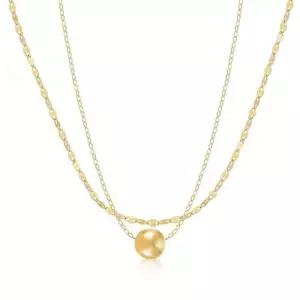 [니지쥬얼리] 14K GOLD 볼크 볼 레이어드 목걸이
