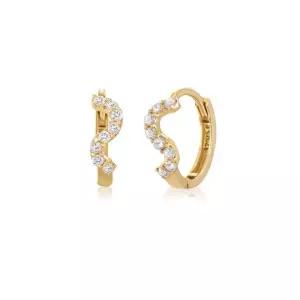 [니지쥬얼리] 14K GOLD 엘로디 원터치 이어링