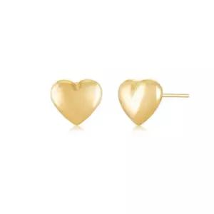 [니지쥬얼리] 14K GOLD 통통 볼륨 하트 이어링